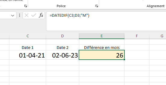 Fonction Excel DATEDIF - GUIDE COMPLET | Excel-Malin.com